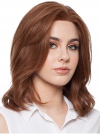 Shoulder-length Layered Full Lace Wigs Human Hair