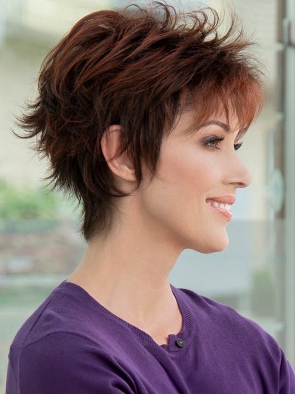 Natural Short Straight Human Hair Capless Wigs