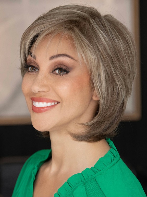 Short Straight Remy Human Hair Capless Wigs For Women