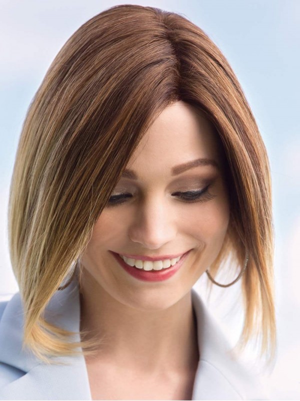 Fashion 10" Straight 100% Hand-Tied Remy Human Hair Bob Wigs