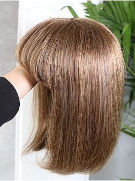 Classic 12" Brown Lace Front Remy Human Hair ...