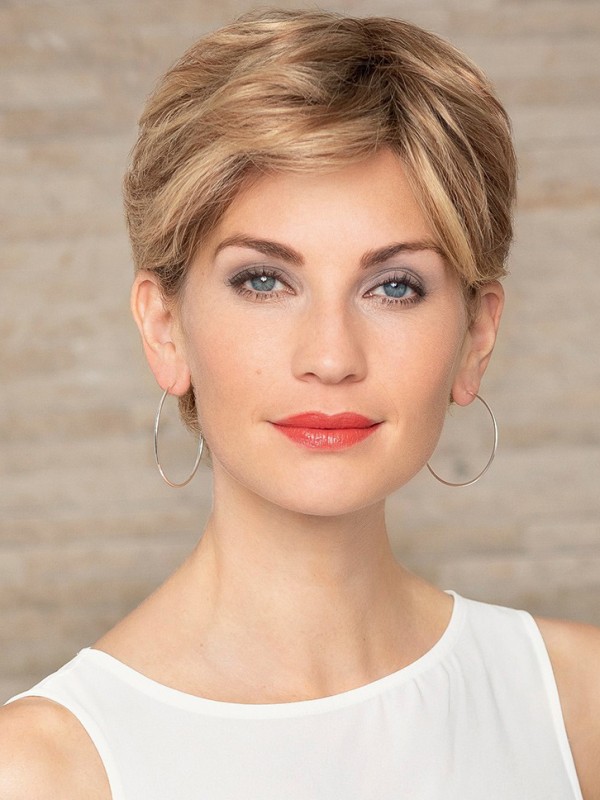 Short Lightweight Lace Front Blonde Human Hair Wig