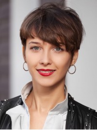 Cool Wig Short Capless Human Hair Wigs
