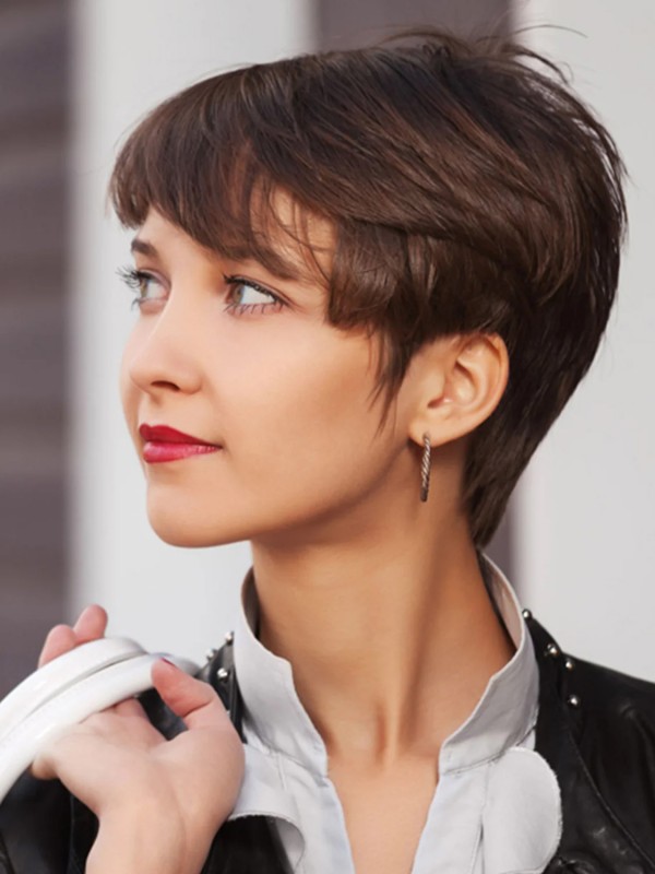 Cool Wig Short Capless Human Hair Wigs