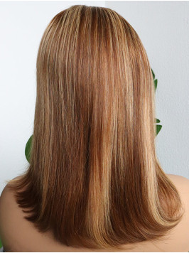 14" Ombre Without Bangs Human Hair Lace Front...