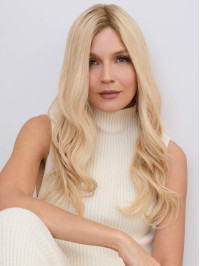 20" Lace Front Real Human Hair Wigs Without Bangs