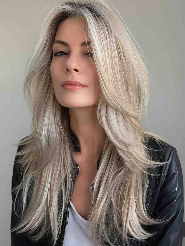 Long Remy Human Hair 18" Capess Layered Real Hair Wigs