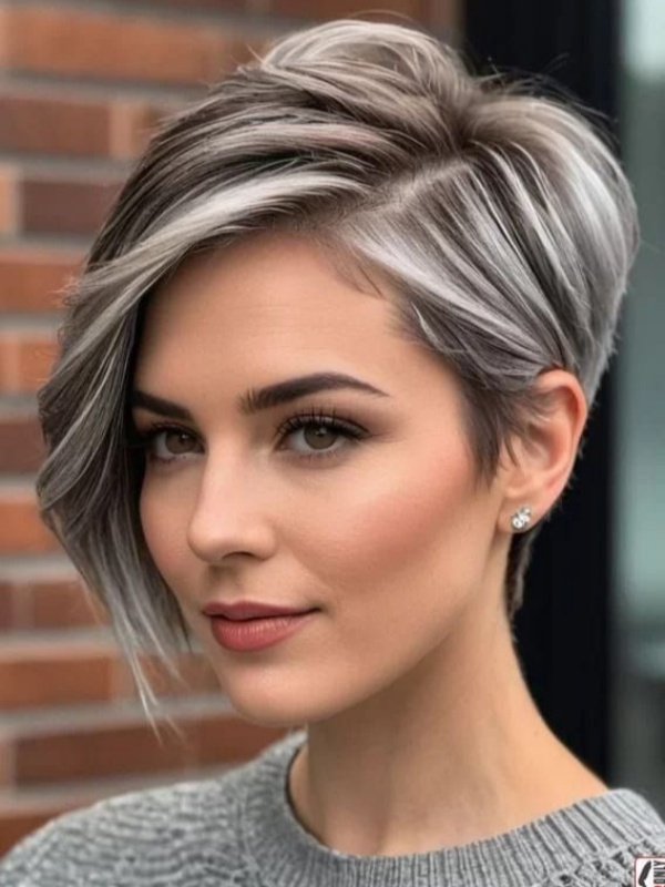 Short Lace Wigs Ombre/2 Tone Without BangsHuman Hair Wigs