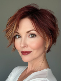 Short Wigs Human Hair Straight Ombre/2 Tone 8"  Lace Front Wigs