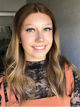 Long Hair Wigs Layered Wavy 16" Monofilament ...