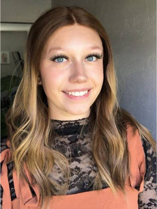 Long Hair Wigs Layered Wavy 16" Monofilament Ombre/2 Tone Wigs