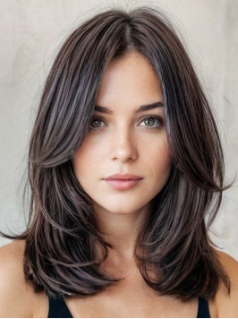 Lace Wig 14" Remy Human Hair Monofilament Lay...