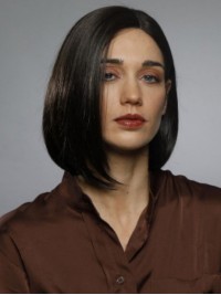 Hand-tied Top Straight 12" Synthetic Bob Wigs