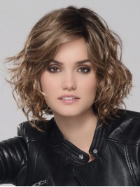 Curly Monofilament Synthetic Wig