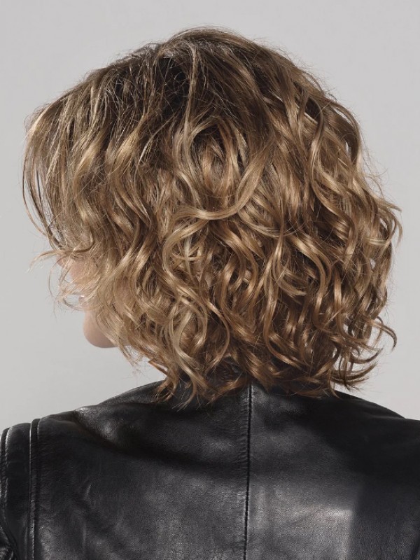 Curly Monofilament Synthetic Wig