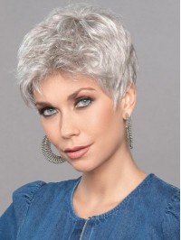 Lace Front Ladies Wigs 4" Boycuts Straight Wig