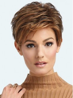 Stylish Short Boycuts Lace Front Synthetic Wigs