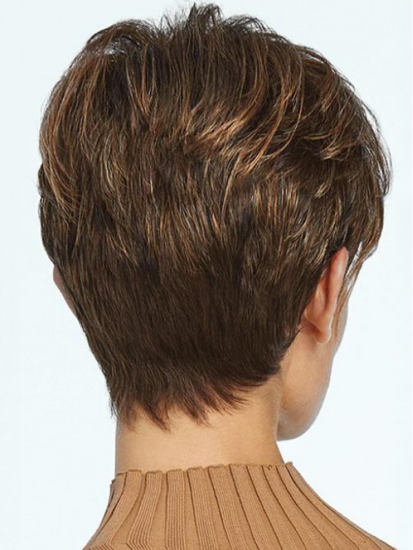 Stylish Short Boycuts Lace Front Synthetic Wigs