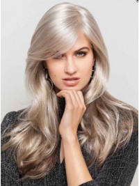 Long Lace Front Wigs Layered 16" Blonde Synthetic  Wigs