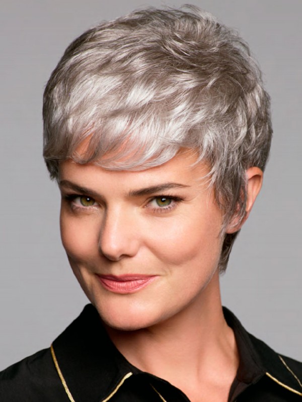 Short Wavy Boycuts Synthetic 6" Capless Wigs