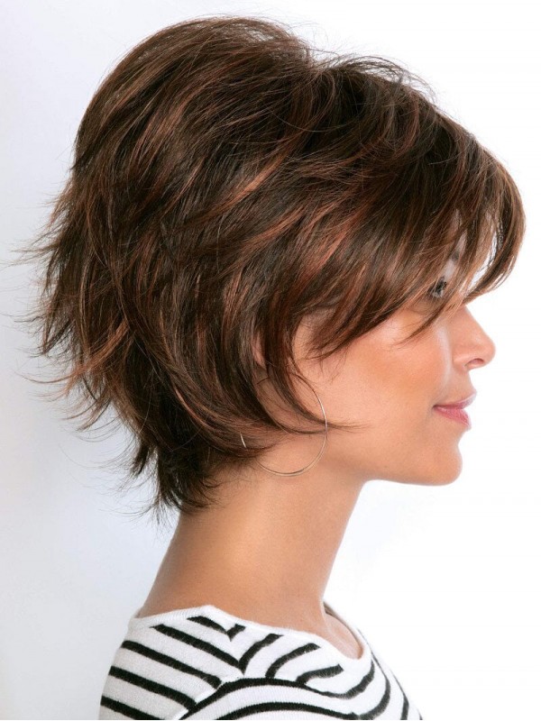 Short Bob Layered Synthetic Capless Wigs