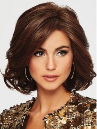 Women's Wigs 10" Layered Wavy Synthetic Wig