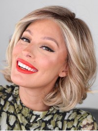 Short Wavy Cheap Bobs Capless Synthetic Wigs