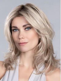 Long Layered Straight Lace Front Without Bangs Synthetic Wigs