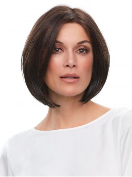 Elegant Chin Length Bob Capless Synthetic Fiber Wi...