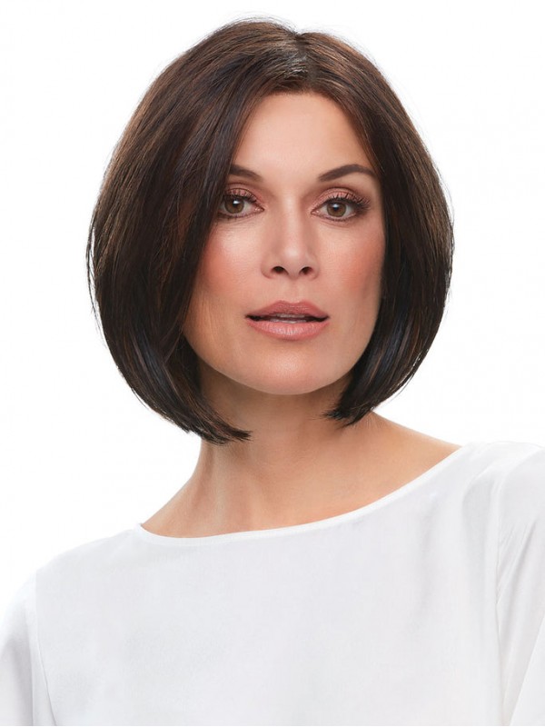 Elegant Chin Length Bob Capless Synthetic Fiber Wigs