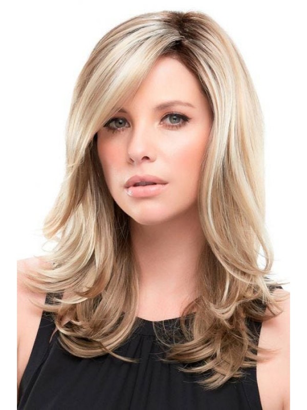 Long Wigs 16" Capless Synthetic Layered Wigs