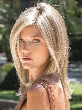 Softly 14" Capless Straight Synthetic Blonde ...