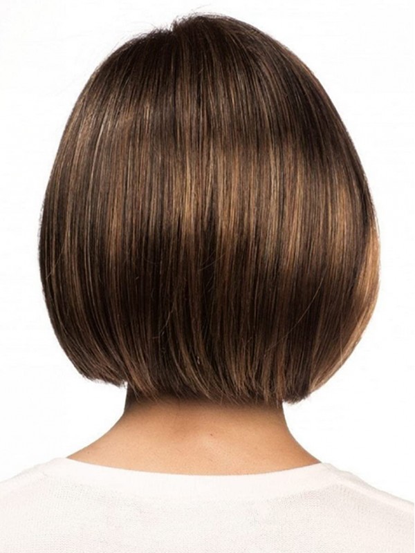 Daily Wig Short Brown Bob Synthetic Wigs
