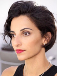 Short Bobs Synthetic 8" Straight Lace Front Wigs