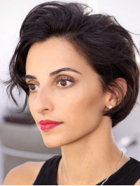 Short Bobs Synthetic 8" Straight Lace Front Wigs