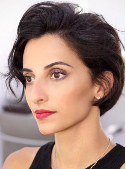 Short Bobs Synthetic 8" Straight Lace Front Wigs