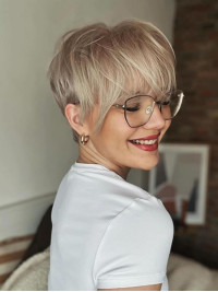 6" Boycuts Synthetic Straight Capless Short Wigs