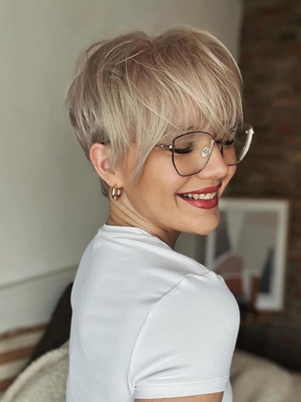 6" Boycuts Synthetic Straight Capless Short Wigs