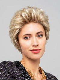 8" Without Bangs Capless Blonde Synthetic Wigs