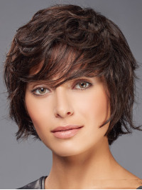 Wigs For Sale Brown Cropped Wavy Boycuts Wigs