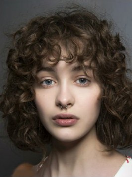 Medium Curly Capless Wigs