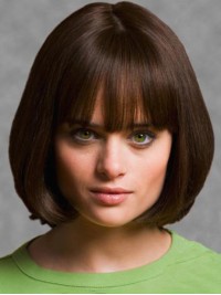 Good Straight 10 Inches Human Hair Bob Cut Wigs