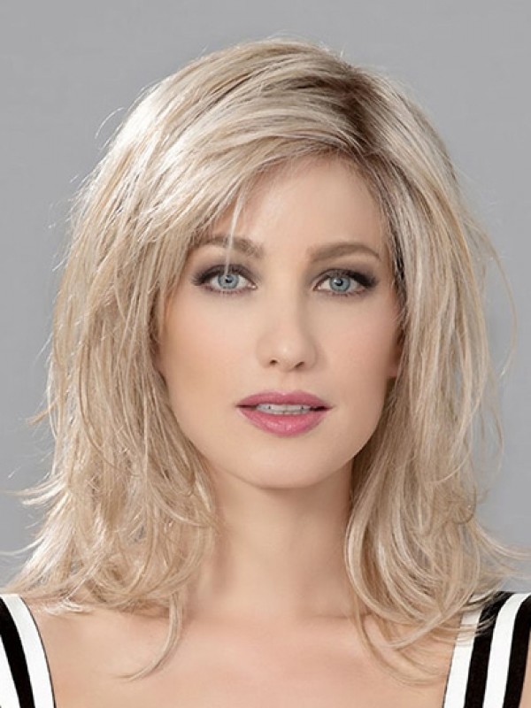 12" Layered Shoulder Length Human Hair Wigs