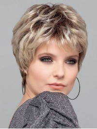 Wavy Blonde Synthetic Best Short Wigs