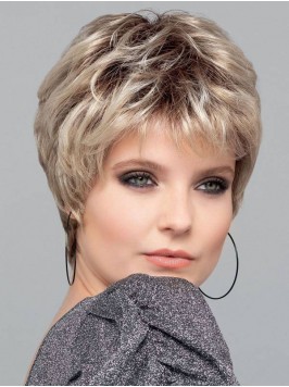 Wavy Blonde Synthetic Best Short Wigs