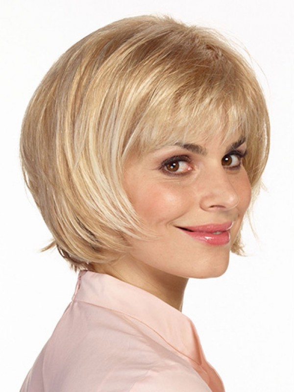 Synthetic Chin Length 8" Bob Wigs 