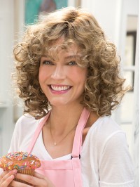 Popular 16" Curly Layered Synthetic Wigs 