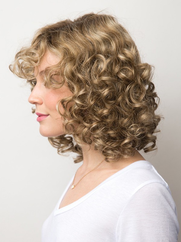 Popular 16" Curly Layered Synthetic Wigs 