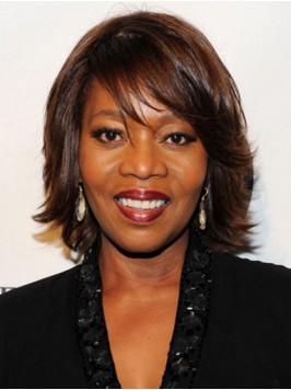 With Bangs Straight 12" Capless Alfre Woodard...