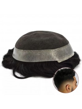 Toupee for Men French Lace Swiss Lace Hair Replace...